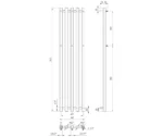 Betube 1500x360/320 negru mat - imagine 2